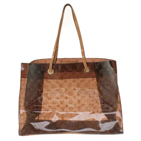 borsa plastica louis vuitton